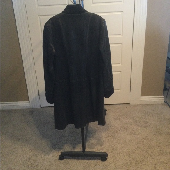 David Bitton Leather Coat - Picture 10 of 11